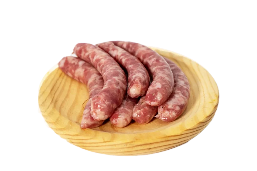 Salchichas de pavo ecológico y a pasto de PavosBio, en tripa natural