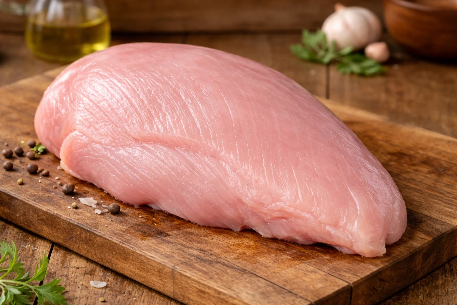 Carne fresca de pavo ecológico