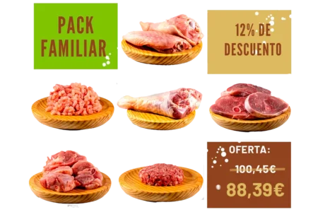 Pack Familiar PavosBio con 4 kg de cortes variados de pavo ecológico y a pasto